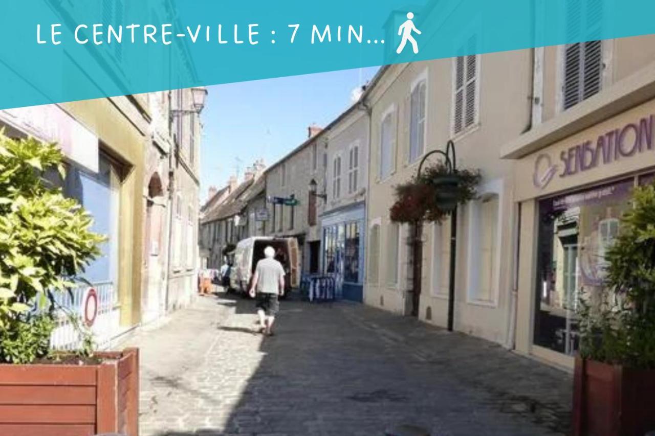 L'Emeraude Rez-De-Chaussee - Parking Prive -Zapart'Hotels Malesherbes Dış mekan fotoğraf